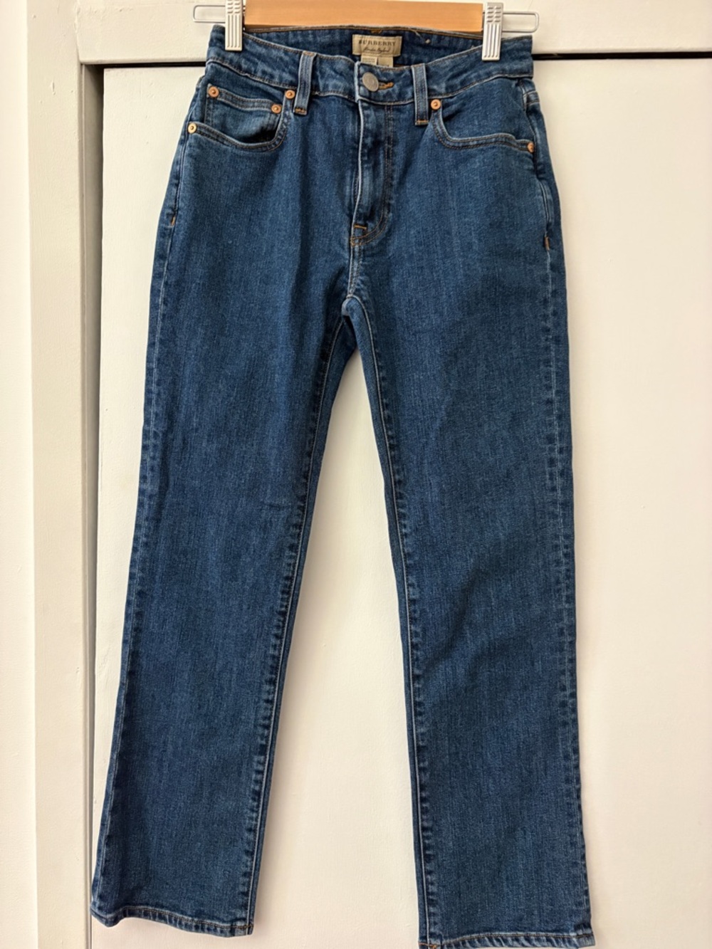 Burberry Dark Blue Slim Cropped Jeans